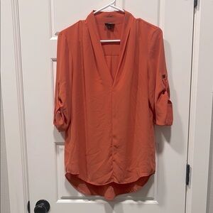 Women's Orange Blouse